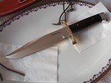 RANDALL MODEL # 14 "ATTACK" 7-1/2" BLADE BRASS LUGGED GUARD WITH "L" QUILLIONS BRAZILIAN ROSEWOOD HANDLE DURALUMIN CROW'S - 15 of 15