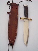 RANDALL MODEL # 14 "ATTACK" 7-1/2" BLADE BRASS LUGGED GUARD WITH "L" QUILLIONS BRAZILIAN ROSEWOOD HANDLE DURALUMIN CROW'S - 3 of 15
