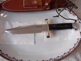 RANDALL MODEL # 14 "ATTACK" 7-1/2" BLADE BRASS LUGGED GUARD WITH "L" QUILLIONS BRAZILIAN ROSEWOOD HANDLE DURALUMIN CROW'S - 14 of 15