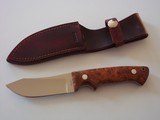 Harold Corby "The Elk Skinner" April 2013 production Stabilized wood handle, German Silver Rivets, one of The Last model Made That Year A Be - 4 of 6