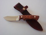 Harold Corby "The Elk Skinner" April 2013 production Stabilized wood handle, German Silver Rivets, one of The Last model Made That Year A Be - 2 of 6