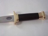 JEAN TANAZACQ "RIX DAGGER" "COUTEAUX DE VAUTRAIT" "DAGUE DE VENERIE" SOLID BRASS HARDWARE EBONY HANDLE- AKA "PICK S - 9 of 15