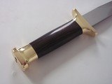 JEAN TANAZACQ "RIX DAGGER" "COUTEAUX DE VAUTRAIT" "DAGUE DE VENERIE" SOLID BRASS HARDWARE EBONY HANDLE- AKA "PICK S - 10 of 15