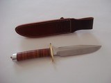 Randall Model # 1-7" All-Purpose Fighting Knife in its purest form double brass guard, leather washers handle duralumin butt cap - 2 of 3