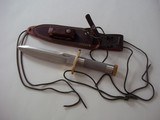 Randall Model # 18-7/2" "Attack-Survival" in its purest form, stainless steel blade, double oblong brass guard, stainless steelhandle - 1 of 4