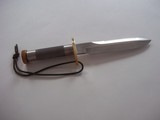 Randall Model # 18-7/2" "Attack-Survival" in its purest form, stainless steel blade, double oblong brass guard, stainless steelhandle - 4 of 4