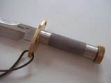 Randall Model # 18-7/2" "Attack-Survival" in its purest form, stainless steel blade, double oblong brass guard, stainless steelhandle - 2 of 4