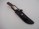 Randall Model # 4-7" Big Game and Skinner, single brass guard, selected India Sambar stag handle, black leather scabbard - 5 of 5
