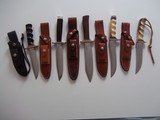 RANDALL MADE KNIVES:
RARE COLLECTION
OF
"KITS" KNIVES FROM 1971 MOST STUNNING SET AVAILABLE TODAY! - 1 of 13
