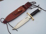 randall model # 14 "attack" 7-1/2" blade brass lugged guard with "L" quillions brazilian rosewood handle duralumin Crow's - 3 of 16