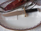 randall model # 14 "attack" 7-1/2" blade brass lugged guard with "L" quillions brazilian rosewood handle duralumin Crow's - 11 of 16