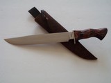 WILLIAM R. "BILL" HURT CAMP BOWIE KNIFE APRIL 1997 USED IN PUBLICATION-THE BEST THERE IS 2ND MODEL EVER MADE - 1 of 15