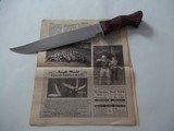 WILLIAM R. "BILL" HURT CAMP BOWIE KNIFE APRIL 1997 USED IN PUBLICATION-THE BEST THERE IS 2ND MODEL EVER MADE - 15 of 15