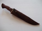 WILLIAM R. "BILL" HURT CAMP BOWIE KNIFE APRIL 1997 USED IN PUBLICATION-THE BEST THERE IS 2ND MODEL EVER MADE - 3 of 15