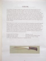 JEAN TANAZACQVINTAGE GOLOK JUNGLE CAMP SURVIVAL KNIFE D2 STEEL STOCK APRIL 2019 - 1 of 5