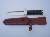 JEAN TANAZACQ CUSTOM " ORQ1" SCUBA DIVING KNIFE BLACK MICARTA HANDLE MAY 8, 2019 - 2 of 8