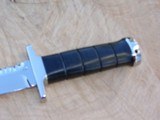 JEAN TANAZACQ CUSTOM " ORQ1" SCUBA DIVING KNIFE BLACK MICARTA HANDLE MAY 8, 2019 - 6 of 8
