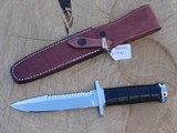 JEAN TANAZACQ CUSTOM " ORQ1" SCUBA DIVING KNIFE BLACK MICARTA HANDLE MAY 8, 2019 - 8 of 8