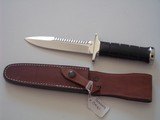 JEAN TANAZACQ CUSTOM " ORQ1" SCUBA DIVING KNIFE BLACK MICARTA HANDLE MAY 8, 2019 - 4 of 8