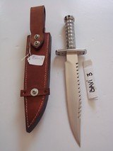 JEAN TANAZACQ VINTAGE "BAVI 3" SURVIVAL HOLLOW HANDLE KNIFE 1982/1983 COMPLETED IN JULY 2019 NO LONGER AVAILBALE TODAY A RARITY - 4 of 16