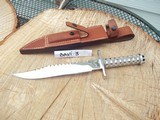 JEAN TANAZACQ VINTAGE "BAVI 3" SURVIVAL HOLLOW HANDLE KNIFE 1982/1983 COMPLETED IN JULY 2019 NO LONGER AVAILBALE TODAY A RARITY - 16 of 16