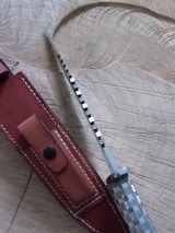 JEAN TANAZACQ VINTAGE "BAVI 3" SURVIVAL HOLLOW HANDLE KNIFE 1982/1983 COMPLETED IN JULY 2019 NO LONGER AVAILBALE TODAY A RARITY - 15 of 16