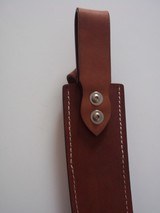 JEAN TANAZACQ " WARRIOR'S BLADE" LEATHER WASHERS HANDLE WITH DEEP GROOVES BRASS HARDWARE ULTIMATE FIGHTING/SURVIVAL KNIFE! - 11 of 11