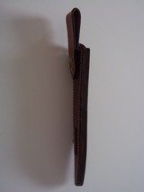 JEAN TANAZACQ " WARRIOR'S BLADE" LEATHER WASHERS HANDLE WITH DEEP GROOVES BRASS HARDWARE ULTIMATE FIGHTING/SURVIVAL KNIFE! - 10 of 11