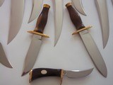 WILLIAM F. "BILL" MORAN,Jr. EXQUISTE KNIFE COLLECTION-ALL SHOWN IN BOOKS-IMMACULATE,PRISTINE CONDITION FROM 1954 TO 1988,MANY INCLUDES MORAN - 15 of 15