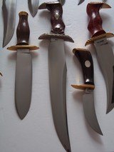 WILLIAM F. "BILL" MORAN,Jr. EXQUISTE KNIFE COLLECTION-ALL SHOWN IN BOOKS-IMMACULATE,PRISTINE CONDITION FROM 1954 TO 1988,MANY INCLUDES MORAN - 12 of 15
