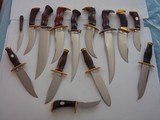 WILLIAM F. "BILL" MORAN,Jr. EXQUISTE KNIFE COLLECTION-ALL SHOWN IN BOOKS-IMMACULATE,PRISTINE CONDITION FROM 1954 TO 1988,MANY INCLUDES MORAN - 1 of 15