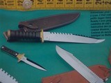 JEAN TANAZACQ KNIFE COLLECTION-IMMACULATE, PRISTINE, MINT CONDITION: HUNTING DAGGER,CAMP/FIGHTER,LEGIONNAIRE, SKINNER, MODEL, - 9 of 15