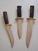 JEAN TANAZACQ KNIFE COLLECTION-IMMACULATE, PRISTINE, MINT CONDITION: HUNTING DAGGER,CAMP/FIGHTER,LEGIONNAIRE, SKINNER, MODEL, - 12 of 15