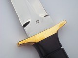 JEAN TANAZACQ LEGIONNAIRE RC4 DAGGER BLACK MICARTA DOUBLE BRASS GUARD BRASS BUTT CAP-A MIGHTY KNIFE! - 10 of 13