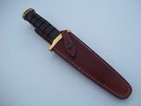 JEAN TANAZACQ LEGIONNAIRE RC4 DAGGER BLACK MICARTA DOUBLE BRASS GUARD BRASS BUTT CAP-A MIGHTY KNIFE! - 5 of 13