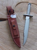 JEAN TANAZACQ VINTAGE BAVI 3 & BAVI 4 SURVIVAL HOLLOW HANDLED KNIVES 1982/1983 THE RAREST OF ANY MODELS MADE BY THIS AMAZING MAKER - 7 of 16