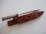 JEAN TANAZACQ VINTAGE
" R1 "
SURVIVAL HOLLOW HANDLED KNIFE 1982/1983 THE RAREST OF ANY MODELS MADE BY THIS AMAZING MAKER - 9 of 12