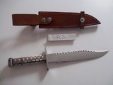 JEAN TANAZACQ VINTAGE " R2 " SURVIVAL HOLLOW HANDLED KNIFE 1982/1983 THE RAREST OF ANY MODELS MADE BY THIS AMAZING MAKER - 3 of 12