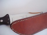 GLEN MARSHALL ONE-OF-A-KIND MARSHALL-LANG AWARD-1988 KNIFE BASKET WEAVE LEATHER SCABBARD UNIQUE PIECE! - 3 of 9
