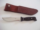 GLEN MARSHALL ONE-OF-A-KIND MARSHALL-LANG AWARD-1988 KNIFE BASKET WEAVE LEATHER SCABBARD UNIQUE PIECE! - 1 of 9