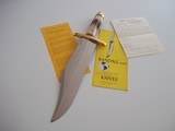 RANDALL #12-11" HEAVY SMITHSONIAN BOWIE INDIA STAG HANDLE H.H.HEISER ORIGINAL SCABBARD W/STONE FROM THE 50'S A SCARCITY! - 14 of 14