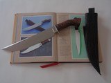 William f. "BILL" MORAN,Jr. MARYLAND CAP KNIFE CURLY MAPLE HANDLE SILVER WIRE INLAY SHOWN IN BOOKS ASTONISHING MODEL - 1 of 3
