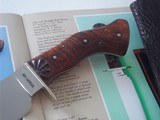 William f. "BILL" MORAN,Jr. MARYLAND CAP KNIFE CURLY MAPLE HANDLE SILVER WIRE INLAY SHOWN IN BOOKS ASTONISHING MODEL - 2 of 3