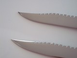 JEAN TANAZACQ VINTAGE "R1 & R2" HOLLOW HANDLED KNIVES SET 1982/1983 THE RAREST OF ALL MODELS FROM THIS AMAZING MAKER - 5 of 15