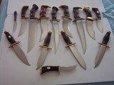 MOST STUNNING KNIFE COLLECTION EVER ASSEMBLED: MORAN'S AND ANOTHER MAKER-EACH PIECE CAN BE HAD SEPARATELY INQUIRE FOR DETAILS - 1 of 16
