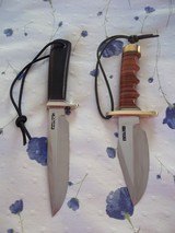 RANDALL MODEL # 19 BUSHMASTER & RANDALL MODEL
# 5 TRAIL & CAMP KNIFE-UNIQUE OPTIONS AND FEATURES-BREATHTAKING PIECES FROM THE SHOP - 5 of 12