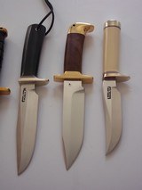 RANDALL MADE KNIVES-Exquisite collection Smithsonian Bowie 1953, modern copy of original Angier Trail knife and Model # 3 Hunter German Silver fitting - 5 of 10