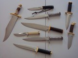 RANDALL MADE KNIVES COLLECTION INCLUDING 1953 SMITHSONIAN BOWIE WITH H.H.HEISER SHEATH-ANOTHER MAKER-EXQUISITE PIECES - 3 of 9