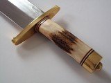 RANDALL #12-11" HEAVY SMITHSONIAN BOWIE INDIA STAG HANDLE H.H.HEISER SCABBARD W/STONE FROM DECEMBER 1953 A SCARCITY - 10 of 11