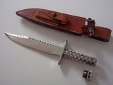 JEAN TANAZACQ RARE 1982/83 VINTAGE SURVIVAL KNIFE MODEL R1-THE RAREST OF ALL MODELS FROM THIS AMAZING MAKER - 5 of 13
